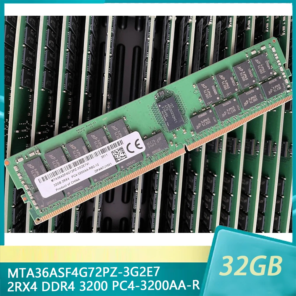 For MT RAM 32GB 2RX4 DDR4 3200 PC4-3200AA-R MTA36ASF4G72PZ-3G2E7 Server Memory Fast Ship High Quality
For MT RAM 32GB 2RX4 DDR4 3200 PC4-3200AA-R MTA36ASF4G72PZ-3G2E7 Server Memory Fast Ship High Quality