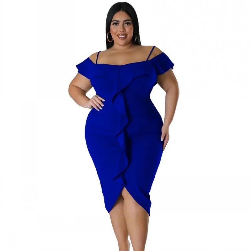 Spaghetti Strap Dress African Dresses For Women Solid Irregular Slim Fit Elegant Hip Wrapped Chest Open Back Pencil Dress Summer
Spaghetti Strap Dress African Dresses For Women Solid Irregular Slim Fit Elegant Hip Wrapped Chest Open Back Pencil Dress Summer
