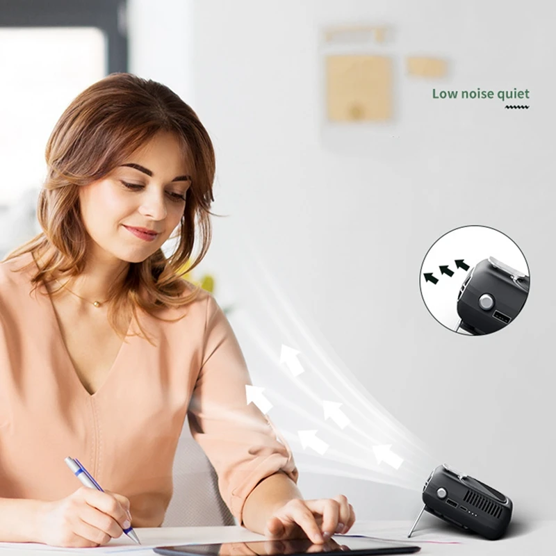 Xiaomi Youpin Portable Personal Hanging Waist Fan With 10000Mah Recharge Quiet Wearable Electric Fan Handheld Air Conditioner 9 Xiaomi Youpin Portable Personal Hanging Waist Fan With 10000Mah Recharge Quiet Wearable Electric Fan Handheld Air Conditioner 3