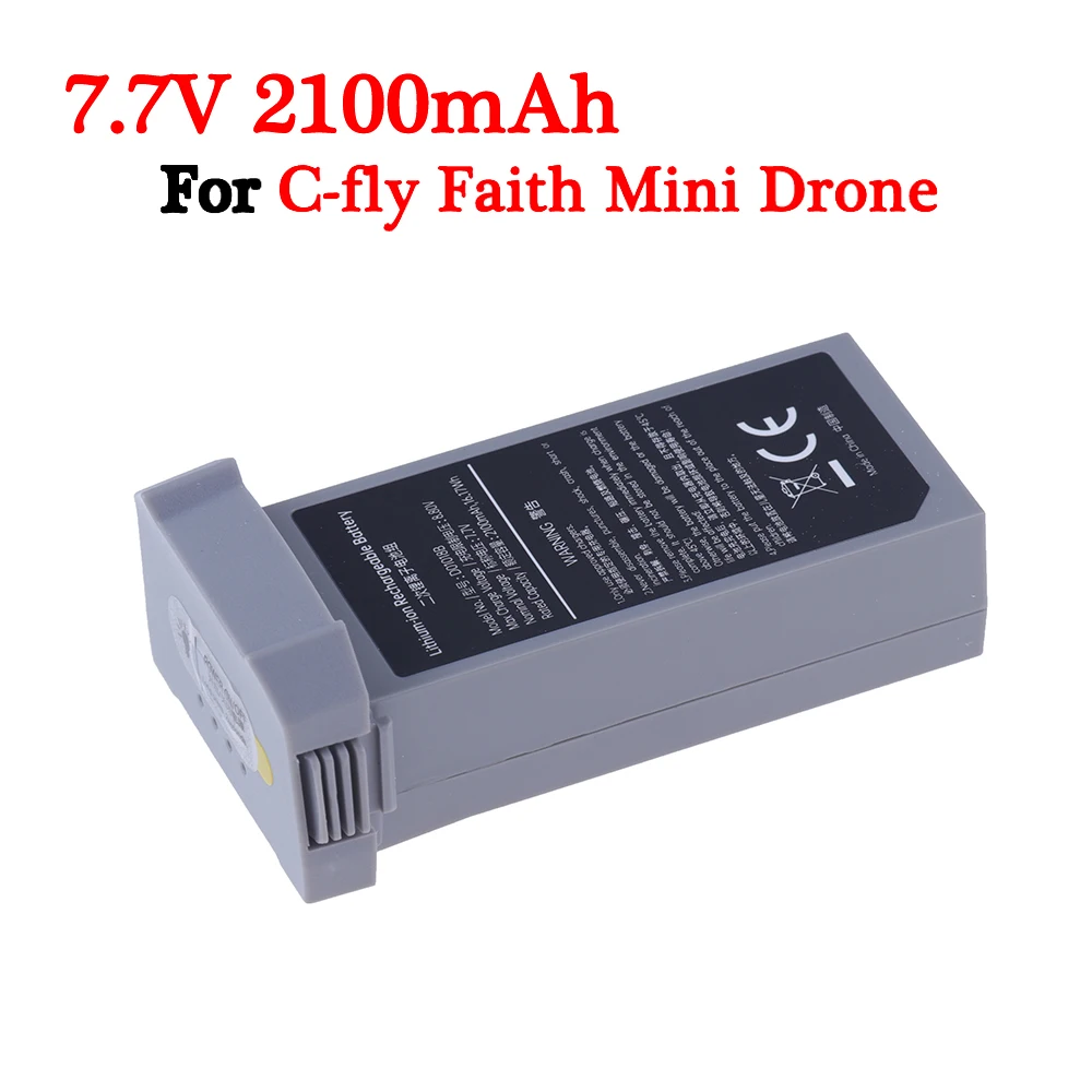 

7.7V 2100mAh 2S LiPo Battery For CFLY Faith MINI Drone 3-Axis Gimbal 4K HD Camera GPS 4KM FPV RC Quadcopter Spare Parts