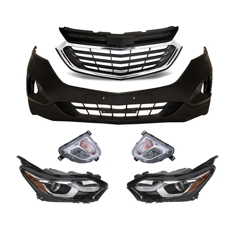 Factory Sale Auto Front Bumper Parts Head Lamp Front Bumper Set Body Kit for Chevrolet Equinox 2017 2018 2019 2020
Factory Sale Auto Front Bumper Parts Head Lamp Front Bumper Set Body Kit for Chevrolet Equinox 2017 2018 2019 2020