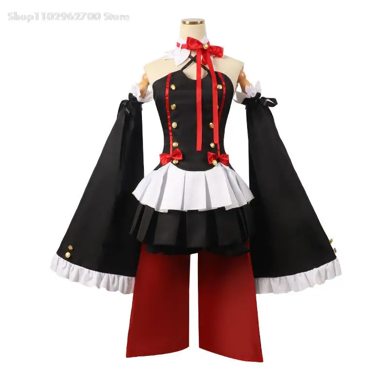 Krul Tepes Cosplay Costumes Wig Seraph Of The End Owari no Seraph Uniform Anime Witch Vampire Halloween Outfits Clothes For Girl
Krul Tepes Cosplay Costumes Wig Seraph Of The End Owari no Seraph Uniform Anime Witch Vampire Halloween Outfits Clothes For Girl