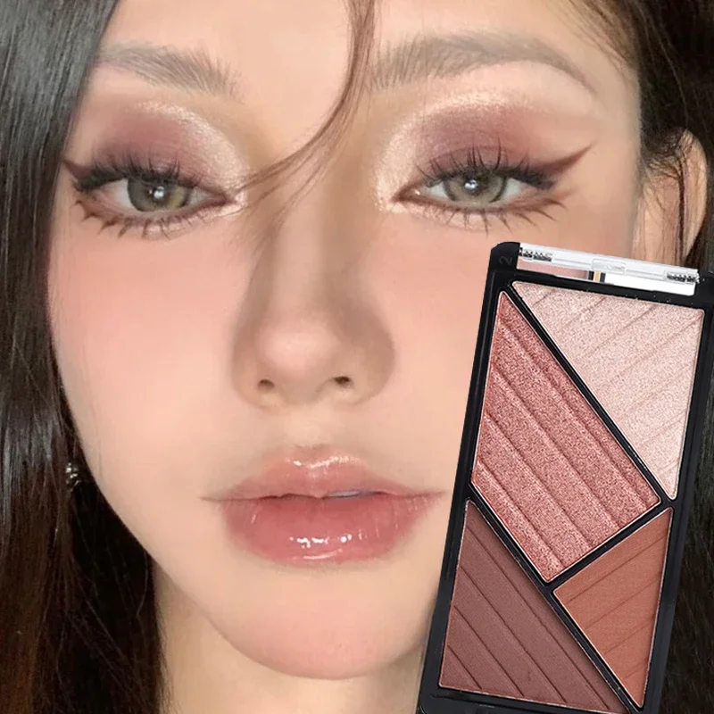 4-Colors Glitter Eyeshadow Palette Waterproof Pearlescent Matte Pink Earth Color Eye Shadow Makeup Long Lasting Korean Cosmetics 
4-Colors Glitter Eyeshadow Palette Waterproof Pearlescent Matte Pink Earth Color Eye Shadow Makeup Long Lasting Korean Cosmetics
