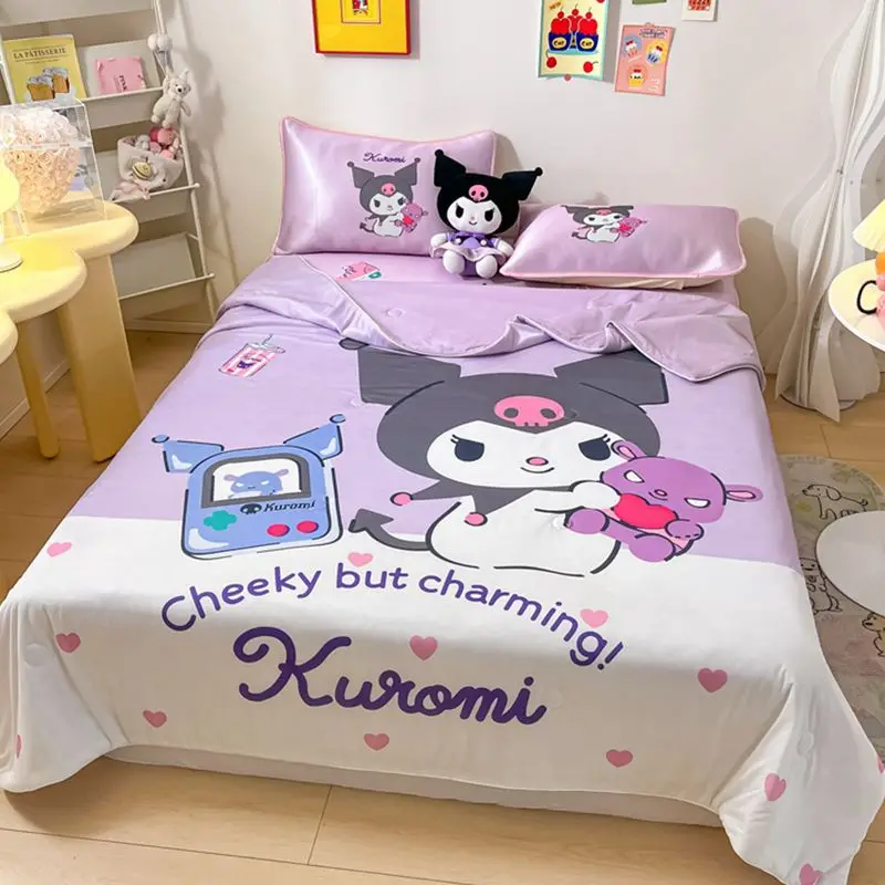 2024 Sanrio аниме Kuromi ледяной Шелковый коврик девушка сердце Милая мультяшная Hello Kitty Cinnamoroll летнее крутое одеяло летний подарок для детей
2024 Sanrio аниме Kuromi ледяной Шелковый коврик девушка сердце Милая мультяшная Hello Kitty Cinnamoroll летнее крутое одеяло летний подарок для детей
