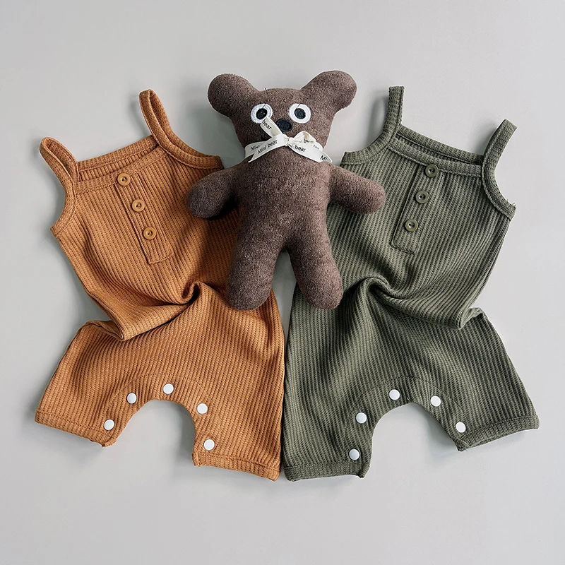 Baby Rompers Summer Solid Color Girls and Boys Waffle Cotton Jumpsuits 0-18M Infants One Piece Clothes Kids Soft Playsuits
Baby Rompers Summer Solid Color Girls and Boys Waffle Cotton Jumpsuits 0-18M Infants One Piece Clothes Kids Soft Playsuits