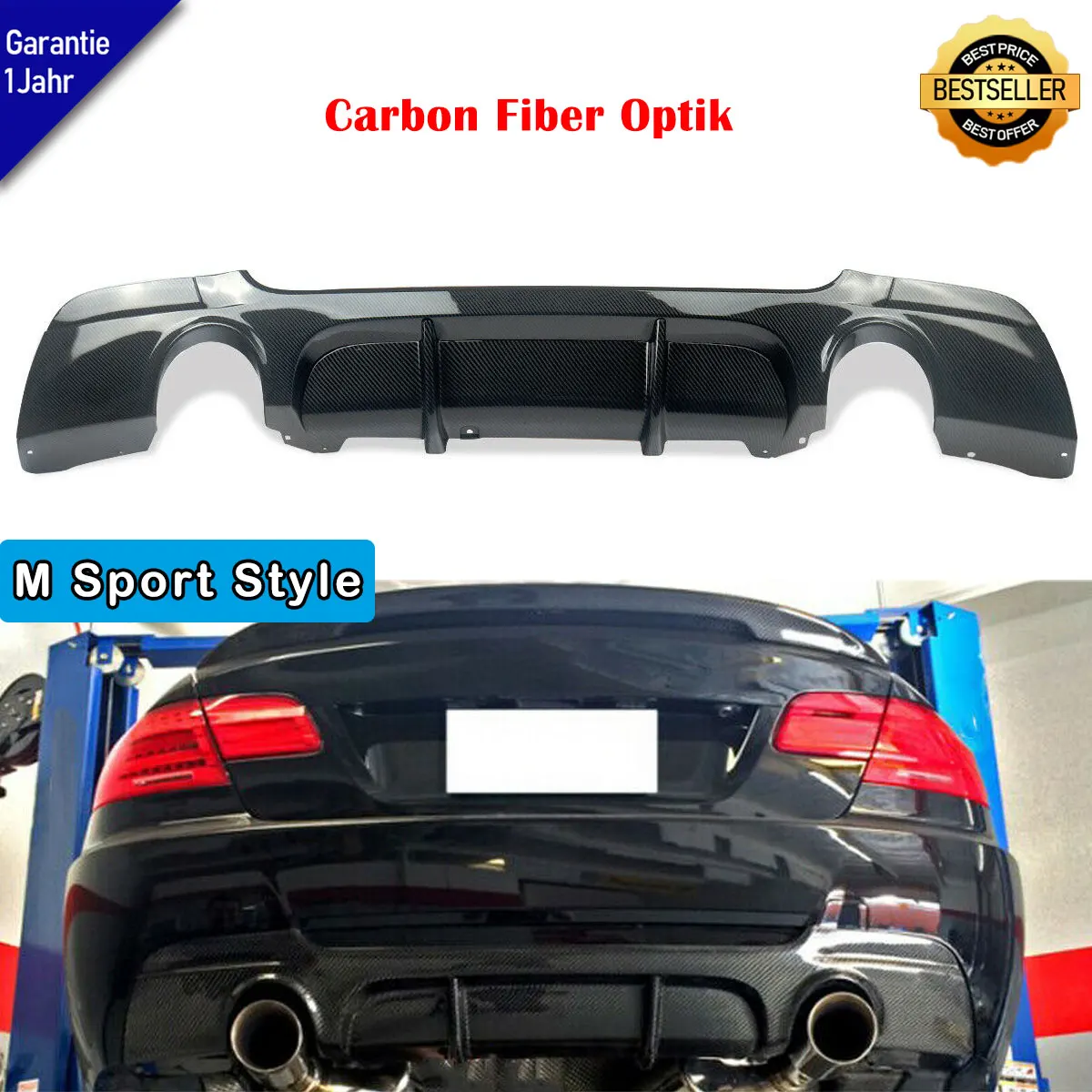 MagicKit Fit for BMW E92 325i M Sport 2007-2013 Rear Bumper Lip Diffuser Carbon Color
MagicKit Fit for BMW E92 325i M Sport 2007-2013 Rear Bumper Lip Diffuser Carbon Color