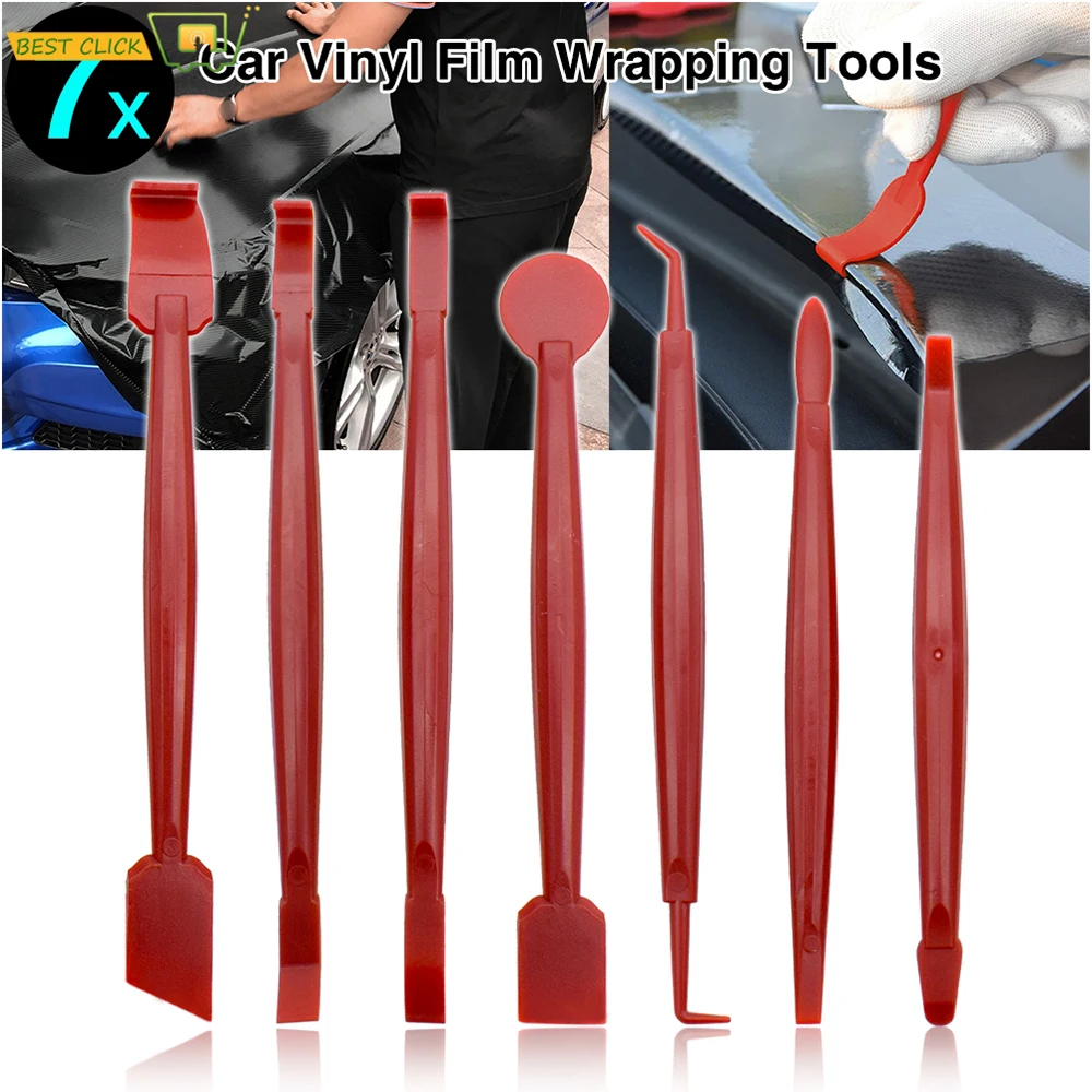 7Pcs Utility Film Sticker Wrapping Tool Vinyl Wrap Car Body Styling Kit Cutter Corner Edge-Closing Tool
7Pcs Utility Film Sticker Wrapping Tool Vinyl Wrap Car Body Styling Kit Cutter Corner Edge-Closing Tool