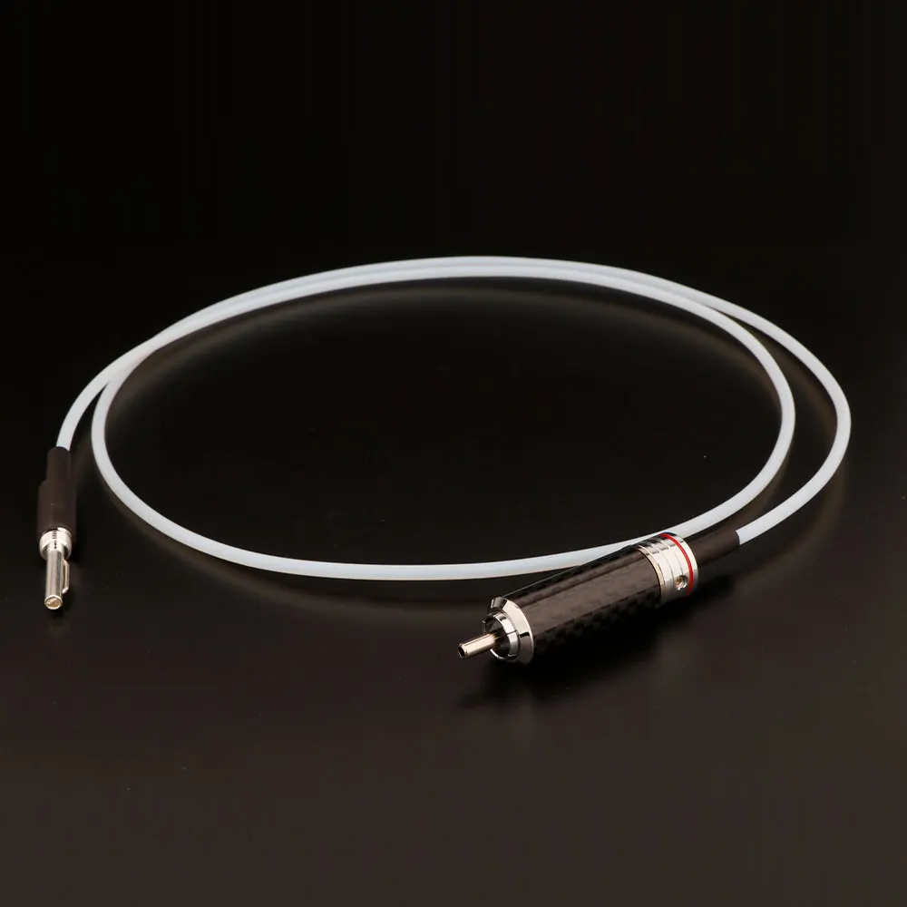 HIFI Sterling Silver Audio Cable Banana To RCA Cable For GND Amplifier Decoder Speaker Audio Grounding Box Tuning Box
HIFI Sterling Silver Audio Cable Banana To RCA Cable For GND Amplifier Decoder Speaker Audio Grounding Box Tuning Box