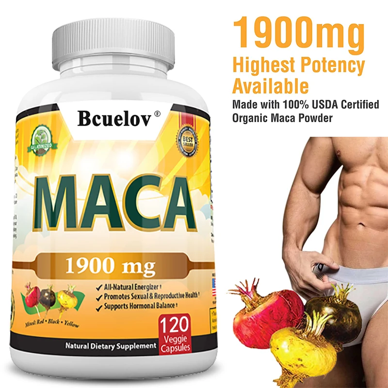 

Formulated with Maca Root To Provide Natural Energy and Stamina As A Male Vitality Supplement