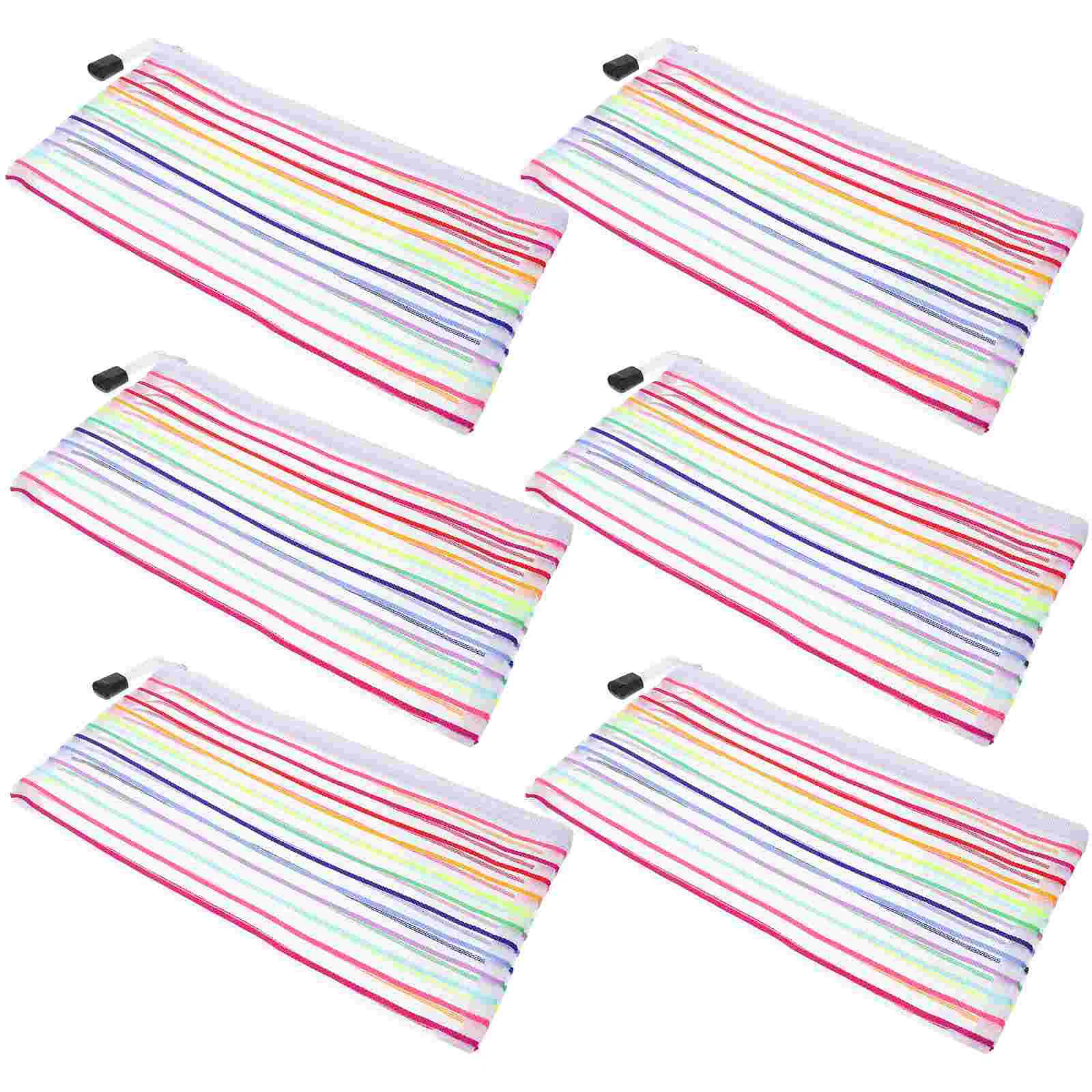 6 Pcs Oxford Cloth Receipt Bag Pen Storage Mesh Bank Bags with Zipper Money Cash Pouch Coupon Holder Pencil
6 Pcs Oxford Cloth Receipt Bag Pen Storage Mesh Bank Bags with Zipper Money Cash Pouch Coupon Holder Pencil