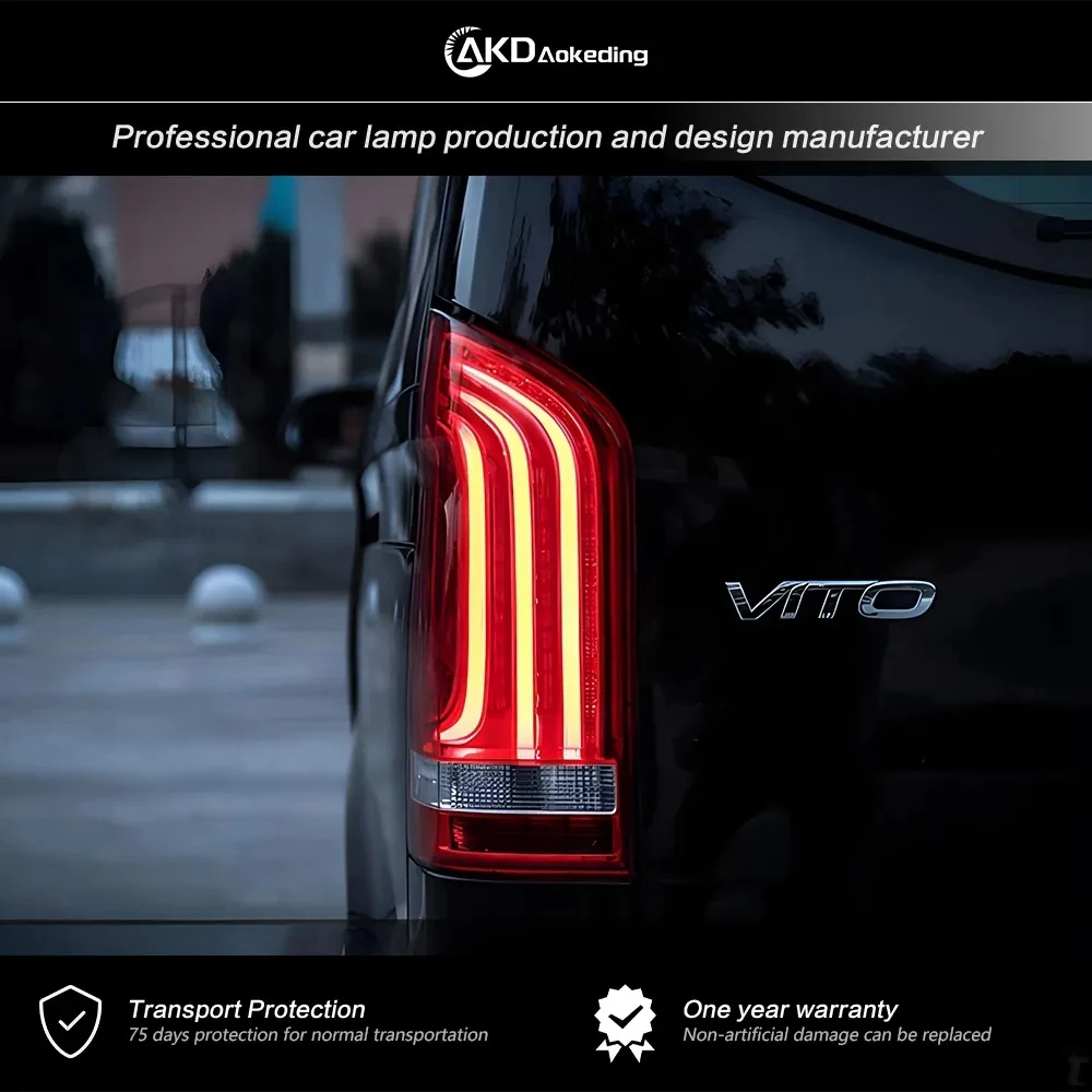 Taillights Styling For Benz VITO Metris 2015-2020 Tail Light LED DRL Running Signal Brake Reversing Parking Lighthouse Facelift
Taillights Styling For Benz VITO Metris 2015-2020 Tail Light LED DRL Running Signal Brake Reversing Parking Lighthouse Facelift