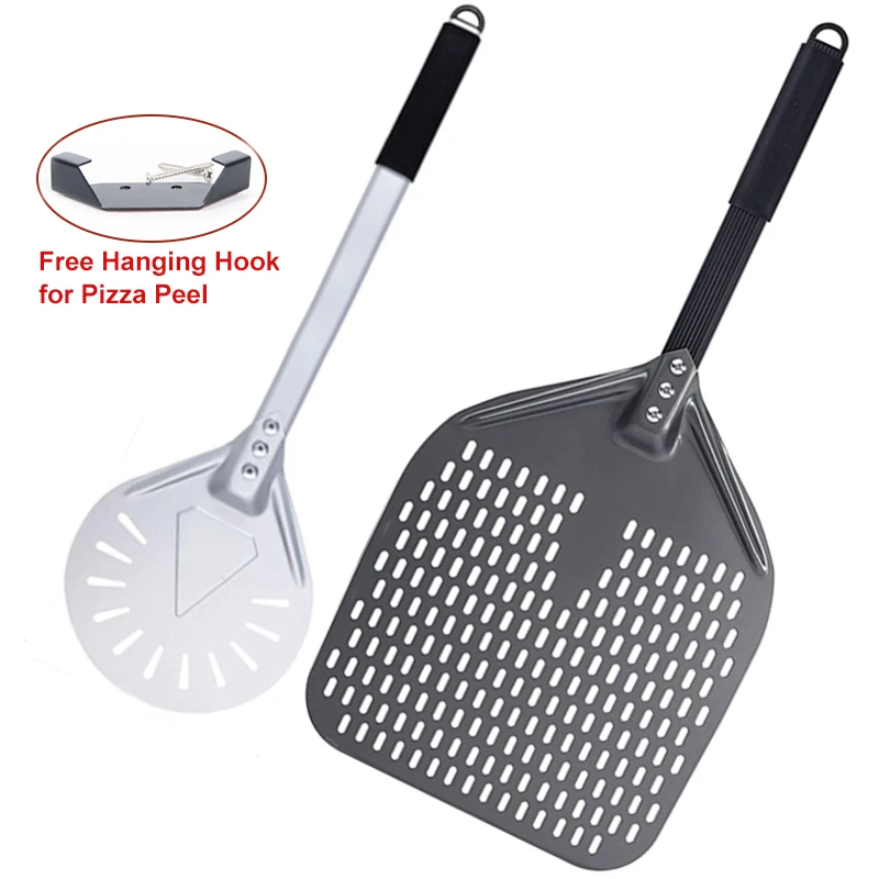SHANGPEIXUAN 12/13/14 inch Rectangular Pizza Peel and Round Pizza Shovel 2 Pieces Aluminum Hard Coating Pizza Peel Paddle
SHANGPEIXUAN 12/13/14 inch Rectangular Pizza Peel and Round Pizza Shovel 2 Pieces Aluminum Hard Coating Pizza Peel Paddle