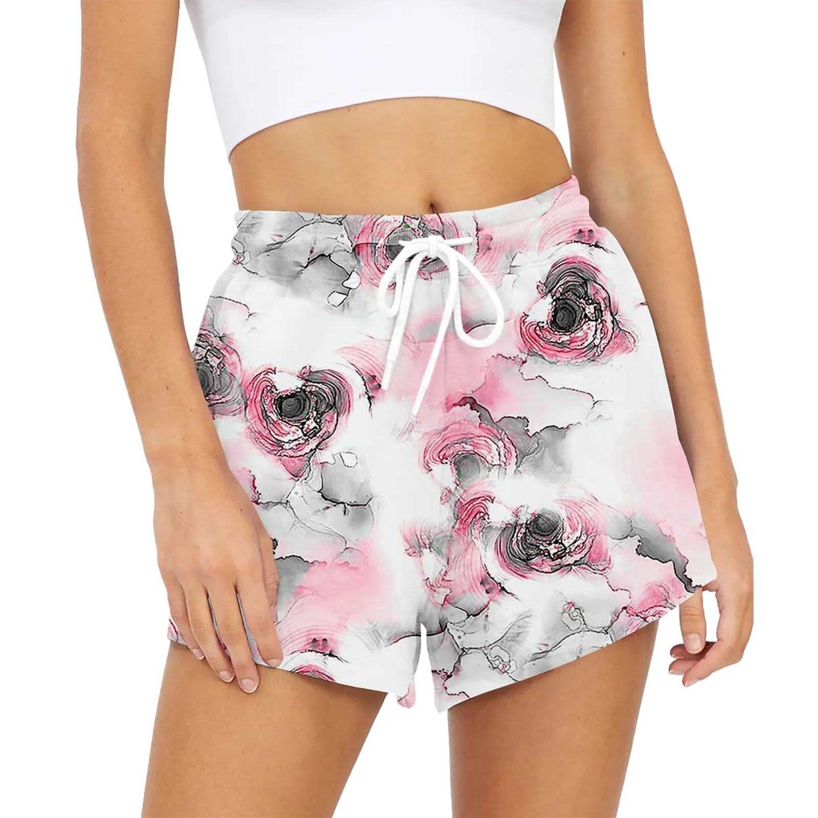 Pants Women Summer Elegant Slim Fit Ink Landscape Printed Drawstring Clothes For Women Summer Suit Set Women Pantalones Cortos
Pants Women Summer Elegant Slim Fit Ink Landscape Printed Drawstring Clothes For Women Summer Suit Set Women Pantalones Cortos