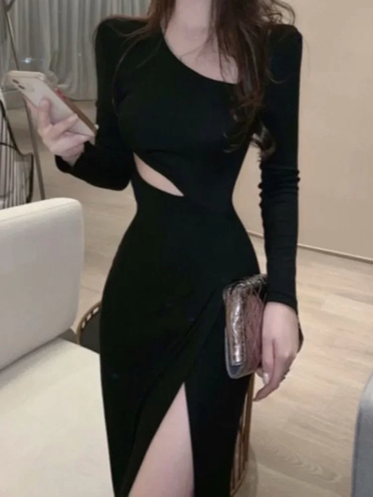 QWEEK Bodycon Wrap Slim Split Dress Women Office Ladies Hollow Out Design Black Dresses Outfits Y2k 2023 Korean Fashion New In
QWEEK Bodycon Wrap Slim Split Dress Women Office Ladies Hollow Out Design Black Dresses Outfits Y2k 2023 Korean Fashion New In