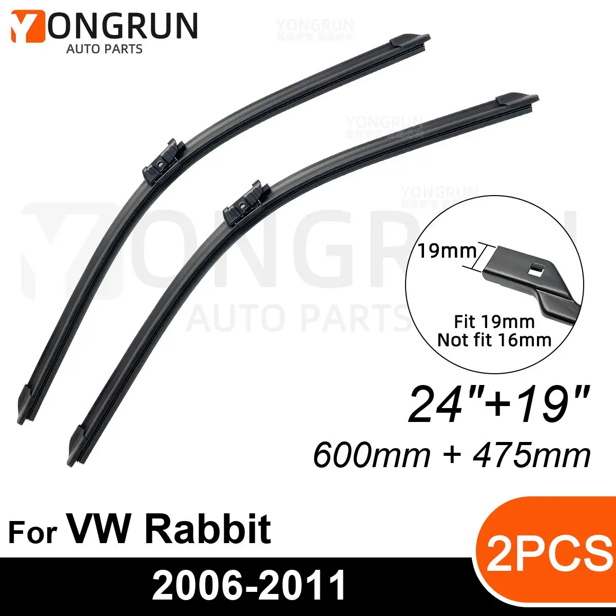 Передние стеклоочистители для VW Rabbit 2006-2011, резиновая щетка стеклоочистителя 24 дюйма + 19 дюймов, аксессуары для лобового стекла автомобиля 2007, 2008, 2009, 2010, 2011
Передние стеклоочистители для VW Rabbit 2006-2011, резиновая щетка стеклоочистителя 24 дюйма + 19 дюймов, аксессуары для лобового стекла автомобиля 2007, 2008, 2009, 2010, 2011
