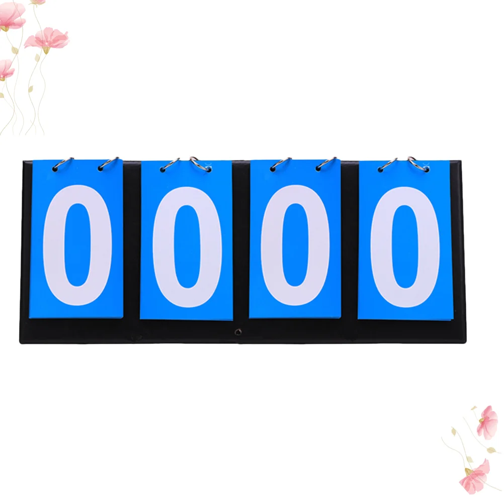 Tabletop Scoreboard Flipper Four Scoreboards Portable Multi Sports Score Scoreboard for Basketball Football (Blue)
Tabletop Scoreboard Flipper Four Scoreboards Portable Multi Sports Score Scoreboard for Basketball Football (Blue)