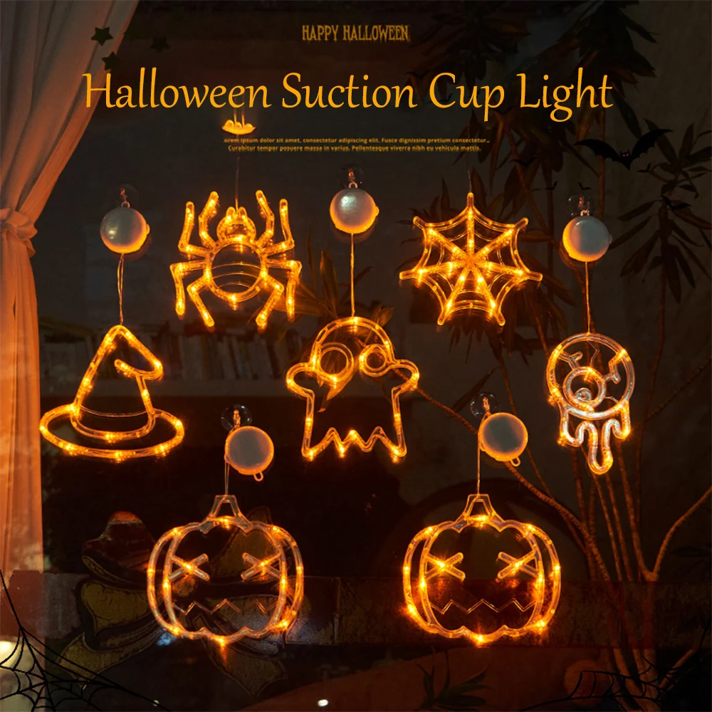 Halloween Decoration Led Lights With Suction Cup Pumpkin Spider Bat Ghost Led Light Halloween Ghost Lantern Party Home DIY Decor
Halloween Decoration Led Lights With Suction Cup Pumpkin Spider Bat Ghost Led Light Halloween Ghost Lantern Party Home DIY Decor