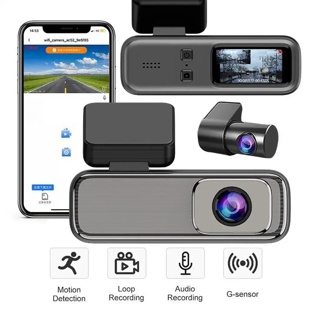 Dash Cam 2K WiFi Car Camera Super Dark Vision Dashcam G-Sensor 24 Hours Parking Monitor Video Recorder
Dash Cam 2K WiFi Car Camera Super Dark Vision Dashcam G-Sensor 24 Hours Parking Monitor Video Recorder