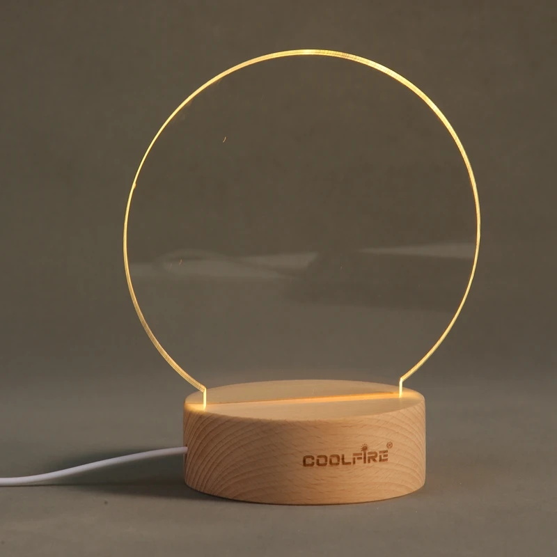 3D LED Lamp Base set Night Light Stand Solid Wood Round Base Led Table Lamp Bedside Led Night Decorative Light
3D LED Lamp Base set Night Light Stand Solid Wood Round Base Led Table Lamp Bedside Led Night Decorative Light