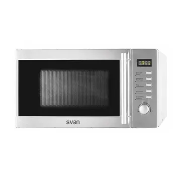 Svan microwave SVMW720GXD stainless steel. 20L capacity. Power 700W and Grill 1000W. 5 tiers power.
Svan microwave SVMW720GXD stainless steel. 20L capacity. Power 700W and Grill 1000W. 5 tiers power.