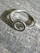 OCTBYNA-Anillo de plata con recipiente de Color para mujer, sortija Original apilable para fiesta, regalo de compromiso, joyería de boda
