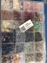 1323 Uds. Kit de cuentas de piedras preciosas irregulares con cuentas espaciadoras cierres de langosta anillos de salto elásticos para suministros de joyería DIY