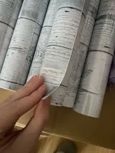 Stick Wallpaper Wood-Panel Bedroom Self-Adhesive Hotel Living-Room Vintage Peel 3D