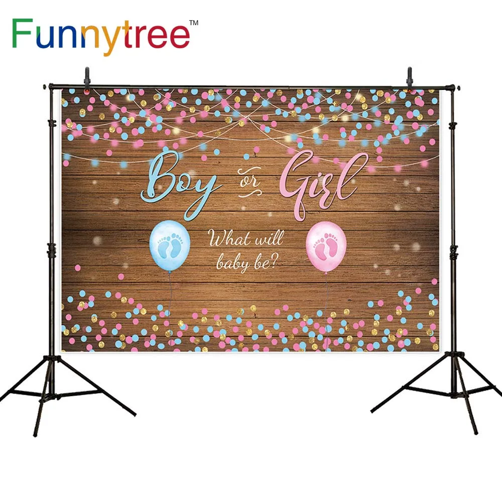 Фон для фотосъемки Funnytree с изображением пола деревянного декора воздушный шар