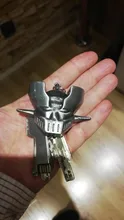 Japón Hot Anime Mazinger Z diablo Z llavero de recuerdo de los hombres armadura teclado Universal llavero anillo accesorios de coche Chaveiros