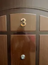 Sticker-Plate-Sign House Number Door Address Abs-Plastic Plaque Hotel 0123456789 Digits