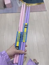 Baquetas de madera de arce de colores, 1 par, 5A, Banda Musical, 4 colores opcionales