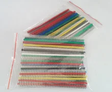 Header-Connector-Kit Pcb-Pin-Strip Breakable-Pin-Header 40-Pin Arduino Single-Row Male