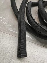 Envoltura de cable trenzado expandible, manga o manguera de aislamiento para protección de alambre, con cierre automático PET, flexible