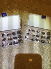 450 unids/set Chapado en negro avellanados de cabeza plana tornillos de rosca con Cruz M2.3 M2.6 M3 de acero al carbono kit de surtido de