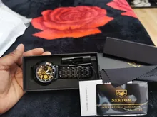 NEKTOM-Reloj de pulsera informal de acero inoxidable para hombre, cronógrafo de negocios de lujo, regalo, 2021