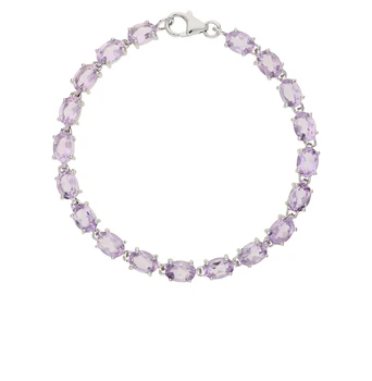 Silver Bracelet with amethyst sunlight
Silver Bracelet with amethyst sunlight