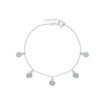 Silver Bracelet with cubic zirconia sunlight sample 925
Silver Bracelet with cubic zirconia sunlight sample 925