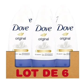 DOVE Set of 6 deodorants ball original-50ml
DOVE Set of 6 deodorants ball original-50ml