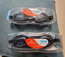 Gafas de natación antiniebla con revestimiento de agua para adultos, dioptrías, gafas graduadas para miopía, color negro, oferta