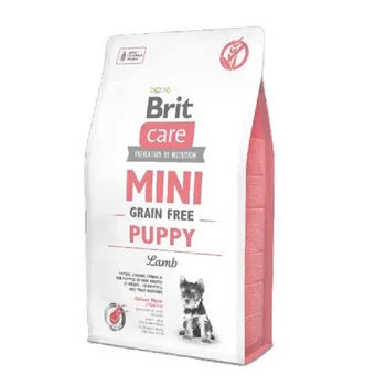 

Brit Care Mini Puppy Grain Free Dog Food with Pure Lamb Meat 2 kg Pup Dog Food Healthy Growth Feeding Pet Immunity Flora Support
