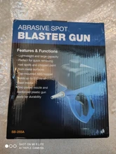 Pneumatic-Sand-Blasting-Machine Glass Nozzle Anti-Rust Handheld with Small Tombstone