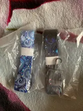 Correa de nailon con diseño de arcoíris para bolso, correas cruzadas de 140 CM con ganchos para monedero