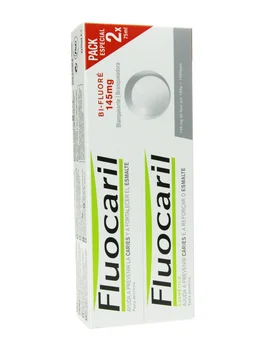 Fluocaril bi fluoré whitening duplo 2x75 ml toothpaste whitening helps prevent caries and strengthens the enamel
Fluocaril bi fluoré whitening duplo 2x75 ml toothpaste whitening helps prevent caries and strengthens the enamel