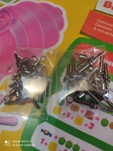 Conector de rodamiento rodante giratorio, línea cruzada, grúa de latón negro, niquelado, accesorios de anzuelo de pesca, 10 Uds.