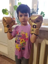 Mitts Boxing-Gloves Punching Muay-Thai Training Kids Sparring Child 1-Pair Breathable