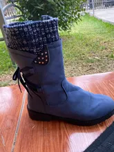 Botas De nieve aterciopeladas para Mujer, Zapatos cálidos De ante, a la moda, para invierno, 2020