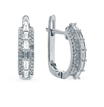 Gold earrings with diamonds sunlight sample 585 
Gold earrings with diamonds sunlight sample 585