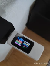 Voltímetro Digital de CC, amperímetro, medidor de corriente de voltaje, amperímetro, Detector, cargador tipo batería externa, probador USB 13 en 1