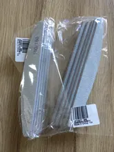 Lima de uñas profesional, lija de media luna, pulido de uñas, herramientas de cuidado de manicura, 100/180