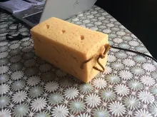 IIOHOII-esponja Extra grande para lavado de coche, panal de abeja, Coral, bloque de esponja gruesa amarilla, suministro de coche, herramientas de lavado, absorbente